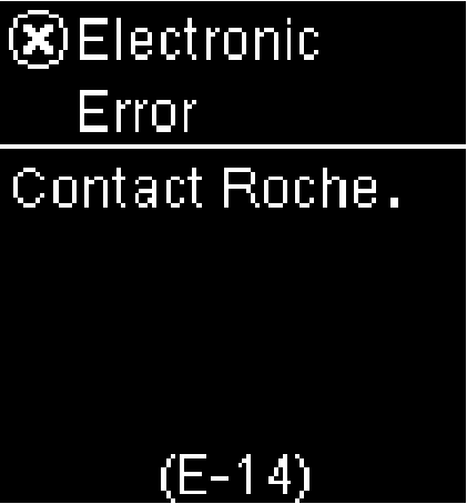 E-14: Electronic error