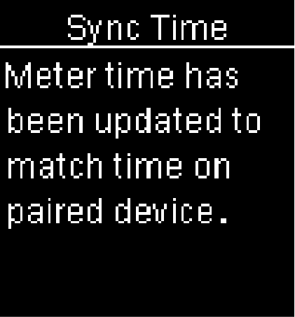 "Sync Time" error
