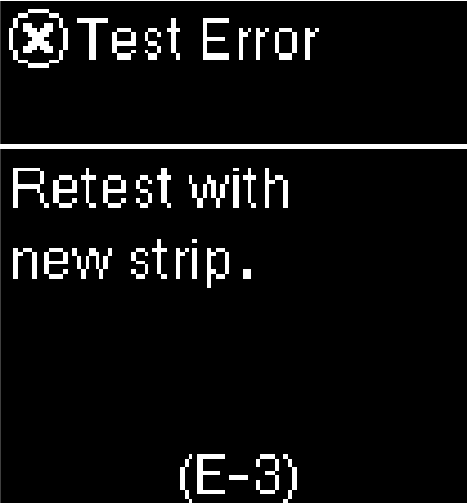 E-3: Test error