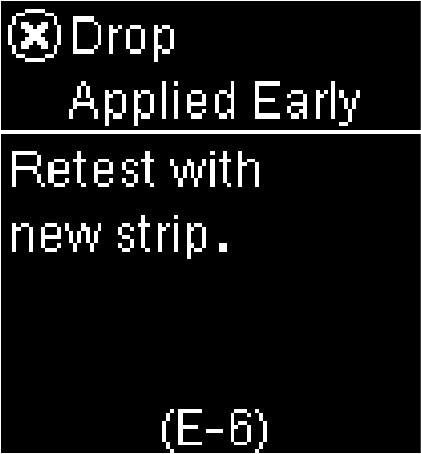E-6: Drop Applied Early