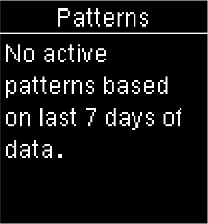 "Patterns - No active patterns available" error
