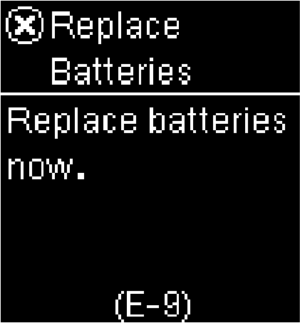 E-9: Replace Batteries
