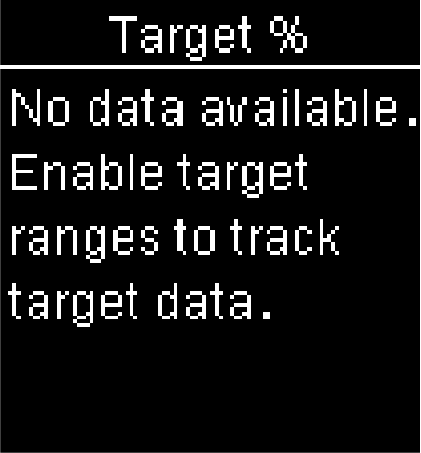 "Target %" error