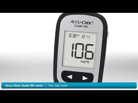 Setting up and using the Accu-Chek Guide Me meter (with Accu-Chek Softclix lancing device)
