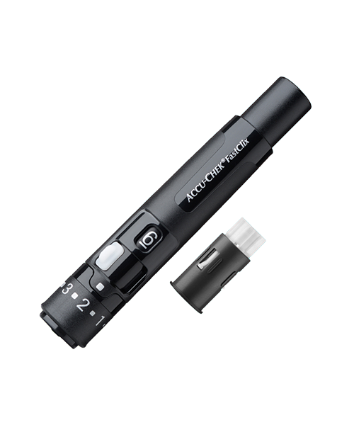 Accu-Chek FastClix lancing device and lancet